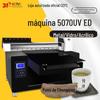 31 graus nova impressora 5070uv caixa de chá metal madeira capa de celular parede de fundo equipamento de impressão de papel