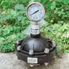 Amortiguador de Pulsos Tipo Diafragma de CPVC Acero Inoxidable de PVC PVDF Tanque de Buffer de Aire de PP con Manómetro