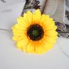 Cabeza de girasol artificial, decoración navideña para interiores, decoración de bodas, girasol, accesorios de fotografía al por mayor