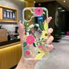 Capa Magnética Transparente Estilo Ilustração Popular com Trepadeiras Florais Compatível com iPhone 17 Magsafe Capa Dura Magnética Full-Cover Apple 16