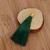 Anel de puxar 8cm fio dourado chapéu canelado borla borla marcador de página pingente sachê diy sachê borla leque borla