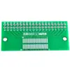 Placa adaptadora de doble fila de espaciado 1.0, placa de prueba de 10/20/30/40 pines a PCB pasante de 2.54