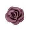 Superventas para comercio exterior borde enrollado de 4 cm tela de satén borde quemado flores pequeñas con forma diadema infantil DIY decoración de zapatos y sombreros
