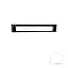 Adecuado para 17-19 Subaru BRZ Toyota 86 marco del interruptor de luz de advertencia negro piano negro brillante modificación del interior del coche