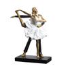 Enfeites de resina para dança latina dupla, luz de luxo, sala de estar, armário de vinho, decoração de armário de TV, artesanato de arte de dança de resina