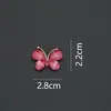 Funda de teléfono móvil de mariposa de cristal material de belleza DIY diamante de resina material para accesorios para el cabello al por mayor accesorios de joyería de aleación