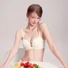 Sujetador Suave Sin Costuras para Mujeres con Pecho Pequeño, Push-Up, Anti-Caída, Transpirable, Cómodo, de Verano Sin Aros