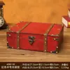 Caja de Almacenamiento de Madera Retro con Cerradura Caja de Contraseña Caja para Cartas Tarjetas Tesoros Caja Pequeña de Madera Almacenamiento Caja de Madera Caja de Sellado