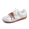 Zapatos Deportivos Casuales para Mujer Cordones Bicolor Modernos Versátiles Suela Plana Zapatos Forrest Gump Zapatos de Entrenamiento Alemanes Retro Nuevas Llegadas Verano 2026