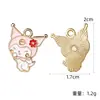 Colgantes de esmalte de la linda serie Sanrio oso de dibujos animados, My Melody, perro Pacha accesorio DIY colgantes pequeños