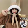Gorro Lei Feng de Estilo Coreano para Ciclismo al Aire Libre para Mujer, Grueso y Cálido a Prueba de Frío para Otoño e Invierno, Circunferencia de Cabeza Grande, Doble Uso
