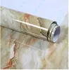 Papel pintado autoadhesivo al por mayor, pegatinas impermeables y a prueba de aceite, pegatinas con patrón de imitación mármol, renovador de alféizar de ventana y armario, pegatinas para azulejos