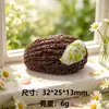 Mini Bolos de Concha Madeleine Francesa Acessórios de Resina Comida em Miniatura Simulação Brinquedos Ornaments Pingente de Chaveiro DIY