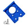 Localizador de abridor de agujeros para bisagras de 35 mm Herramienta auxiliar para la instalación de agujeros para bisagras para carpintería doméstica Posicionamiento de bisagras para paneles de puertas