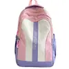 Mochila de Color Bloqueo Estilo Coreano Dopamina para Mujer, Bolso Escolar Versátil para Estudiante Universitario, Bolsa Ita Linda de Alta Apariencia, Mochila para Estudiante de Secundaria