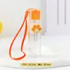 Botella de Spray con Garra de Dibujo Animado Lindo Lanyard Botella Recargable Portátil Spray Desinfectante de Alcohol para Loción Botella de Spray Pequeña