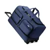 Mochila de Carrinho Grande Capacidade Portátil Tecido Oxford Bolsa de Viagem de Curta Distância Bolsa de Armazenamento para Saída Bolsa para Check-in Aéreo e Embarque