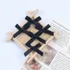 Cinta de Poliéster Doble Cara de 6 mm con Lazos Pequeños Hechos a Máquina, 36 Colores de Lazos para Lencería y Calcetines, Lazos Hechos a Mano en Stock