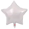 Balão de alumínio de 18 polegadas em formato de coração de amor, estrela de cinco pontas, cor sólida, para casamento, festa de aniversário, fabricantes de balões de alumínio decorativos, atacado