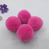 Bola de Lana de 4 cm Colorida Gruesa de Peluche Paquete de Materiales para Ropa Zapatos y Sombreros Hechos a Mano Accesorios para Joyería DIY 1 Pieza