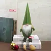 Enfeites de Decoração de Natal Transfronteiriços Desenho Animado Boneco Sem Rosto Estatueta Rudolph de Pernas Macias Decoração de Janela
