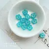 Retro Doméstico Dorado Pintado Checo Vidrio Perlas Trébol de Cuatro Hojas Flor Material Hecho a Mano Pulsera Cadena de Teléfono Móvil Joyería Accesorios