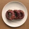Petiscos para Cães em Anel de Couro Mastigável, Bastões Mastigáveis em Formato de Rosquinha, Petisco de Pato Seco, Recompensas de Treinamento para Limpeza dos Dentes, Anti-Danos à Casa