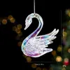 Nuevo Colgante de Copo de Nieve y Alce de Acrílico Colorido para Árbol de Navidad Decoraciones Navideñas DIY Adornos para Colgar en la Ventana