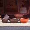 Taza de té de arena púrpura de Yixing hecha totalmente a mano, tazón de té de mineral crudo de arena púrpura, taza de boca pequeña, juego de té al por mayor, regalo, ventas directas de fábrica