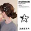 Presilha de cabelo floral com estampa de leopardo vintage para mulheres em marrom Maillard, presilha lateral para franja com toque de alta qualidade e requinte, presilha de bico de pato