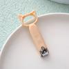 Cortauñas Plegable de Gato Lindo Soporte para Teléfono Móvil Dos en Uno Mini Cortauñas de Manicura para Niña Cortauñas para el Hogar