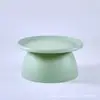 Mesa de Café Redonda de Plástico Nórdica para Sala de Estar, Mesa Auxiliar Simple para Apartamentos Pequeños, Lujo Ligero Creativa Moderna Estilo Ins