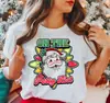 Estación Independiente de Amazon Sudadera de Manga Corta Navideña de Dibujos Animados Papá Noel Estampado de Letras ebay Comercio Exterior
