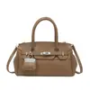 Bolsas para Mujer con Acabado de Lujo y Buena Calidad, Bolso de Mano Platino, Nuevo Modelo 2026, Patrón de Lichi, Bolso Cruzado Retro Súper Moderno