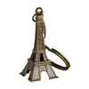 Llavero Creativo Retro Torre Eiffel Torre de París Llavero de Metal Bronce Regalo Colgante de Torre