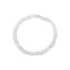 Conjunto de Pulseira Quente Transfronteiriça Zircônia Branca Tênis Pulseira de Puxar Fileiras Simples Diamante Fileiras Duplas Diamante Enfeites de Mão Atacado de Fábrica