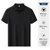 Camisa Polo de Algodón Lingyun Color Sólido Ropa de Trabajo Camiseta con Cuello Solapa Ropa de Trabajo de Verano para Hombres y Mujeres Manga Corta Logo Bordado para Mujer