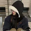Sombrero de Muñeco de Nieve Pequeño ~ Secado Rápido Otoño e Invierno Sombrero Lei Feng Relleno con Cordones para Mujer Protección Cálida para los Oídos Gorra de Aviador