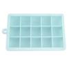 Amazon Charola de Hielo de Silicona de 15 Cavidades Molde de 24 Cavidades con Tapa, Fácil de Desmoldar, Herramienta Doméstica de Cocina para Hacer Hielo para Congelación Rápida