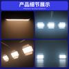 Sala de conferências do palco Wenjing levou luz de superfície tricolor luz de enchimento de luz ao vivo desempenho embutido luz plana suave