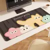 Alfombrilla de escritorio de dibujos animados para el aprendizaje infantil, impermeable y lavable, mantel protector de ojos para estudiantes, alfombrilla protectora para la superficie del escritorio de escritura