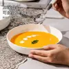 Platos de Cerámica Blanca Pura para Uso en Restaurante y Hogar, Platos Hondos de Alta Gama, Vajilla de Estilo Nuevo, Platos Hondos de 8 pulgadas, Platos para Sopa, Platos para Arroz