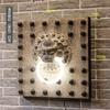 Lámpara de pared retro china Lámpara de grifo estilo chino Patio exterior Creativo Sala de estar Pasillo Pasillo Decoración Zen