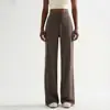 Calças de Yoga Largas para Mulheres, Calças Longas Esportivas de Secagem Rápida, Calças de Corrida, Treinamento ao Ar Livre, Conjunto de Roupa para Pilates, Calças de Fitness de Perna Larga