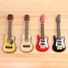 1:12 casa de muñecas casa de muñecas mini muebles miniatura instrumento musical de bolsillo instrumento musical guitarra bajo modelo