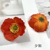 Cabeças de flor de papoula artificiais materiais para grampo de cabelo de flor de papoula DIY flores decorativas para fotografia em casa e pequenos enfeites