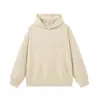 831 Nuevo Modelo de Otoño 300g Algodón Unisex Holgado Manga Larga Color Sólido Casual para Exteriores y Deportes Sudadera con Capucha