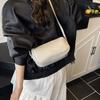 Bolso de Mano Casual de Moda Simple Popular de Este Año para Mujer 2025 Primavera Ligero de Nicho de un Solo Hombro Cruzado