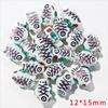 Serie Rosa Perlas de Cerámica Forma de Seta Concha Flor Perlas Forma de Flor Accesorios para Pulsera Collar DIY Hecho a Mano