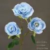 Flores Azules de Boda Materiales Flores de Seda Rosas Peonías Flores Arregladas Cascada de Flores Techo Arte Floral Arreglo Floral Jardín de Monet